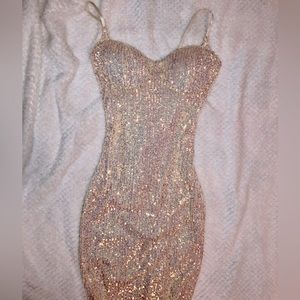 Stunning sequins cocktail/party/wedding guest dress